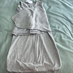 Halo Gray Baby Sleep Sack swaddle